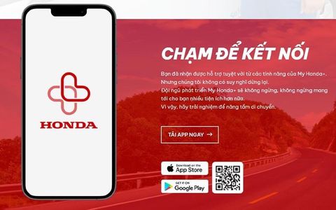 Tải Ứng dụng My Honda+ Nhận ngay ưu đãi ngập tràn, mở ngàn tiện ích