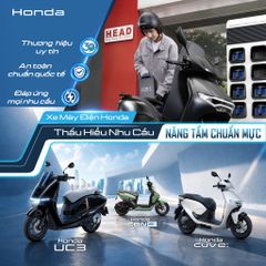 Honda xe máy điện chính thức ra mắt Honda CUV e: và Honda UC3 tại Việt Nam