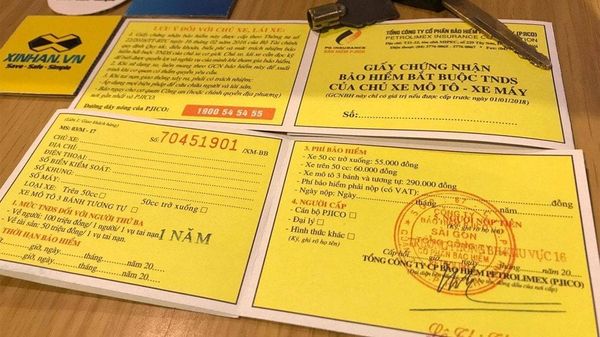 bảo hiểm xe máy bắt buộc - head hoàng việt