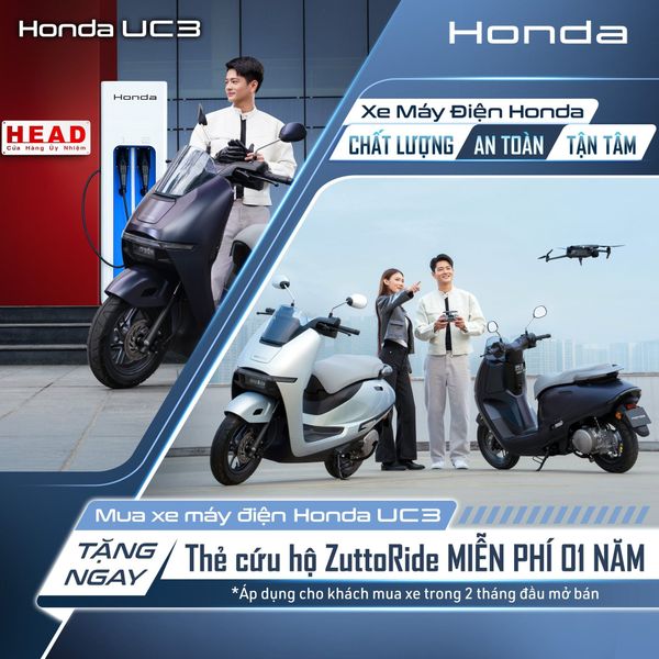 Honda UC3 sạc nhanh tại Honda Motor Charger Hub