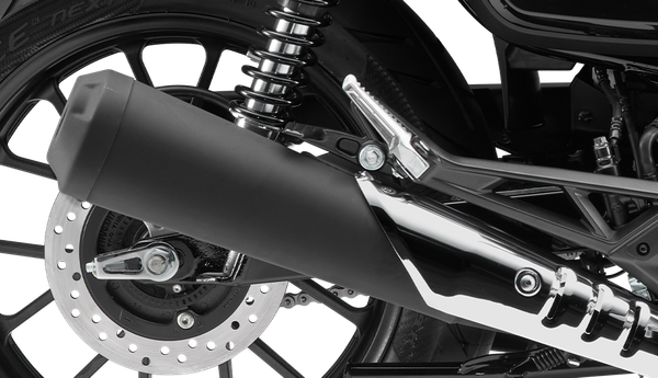 Honda GB350S với ống xả mạ chrome