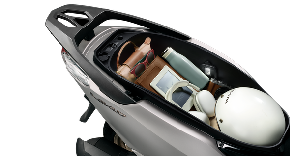 Không gian chứa đồ vượt trội của cốp xe Honda Lead 2026 thế hệ mới