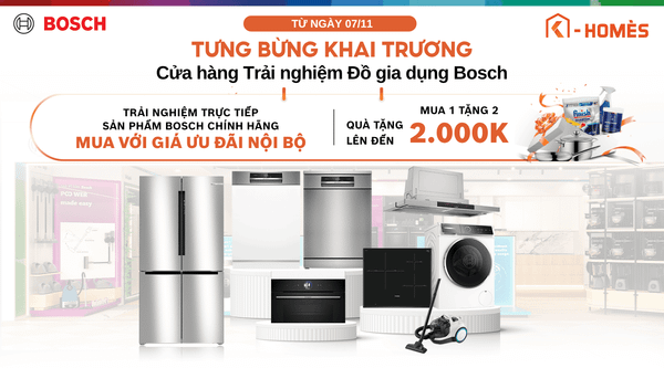 TƯNG BỪNG KHAI TRƯƠNG CỬA HÀNG TRẢI NGHIỆM ĐỒ GIA DỤNG BOSCH TẠI VINCOM ROYAL CITY - HÀ NỘI