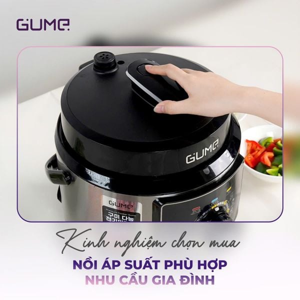 Kinh Nghiệm Chọn Mua Nồi Áp Suất Phù Hợp Nhu Cầu Gia Đình