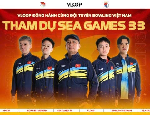 VLOOP – NHÀ TÀI TRỢ TRANG PHỤC ĐỘI TUYỂN BOWLING VIỆT NAM TẠI SEAGAMES 33