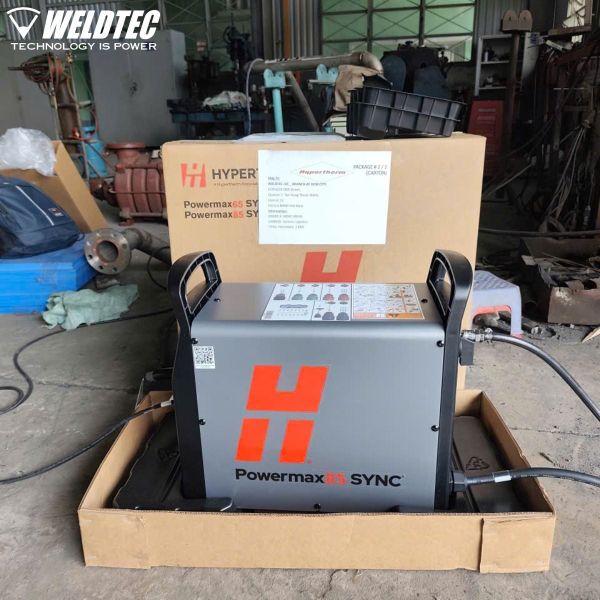 Weldtec bàn giao máy cắt Plasma Hypertherm Powermax85 SYNC™ cho khách hàng