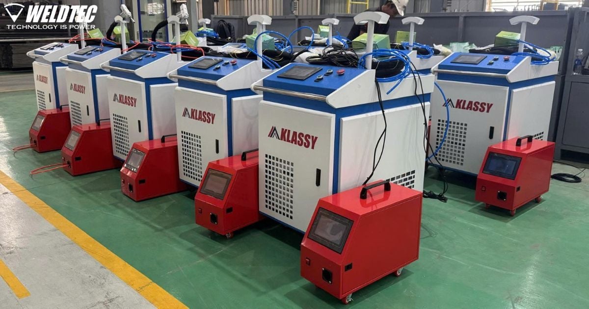 Weldtec vừa bàn giao lô Máy hàn laser KLASSY cho khách hàng