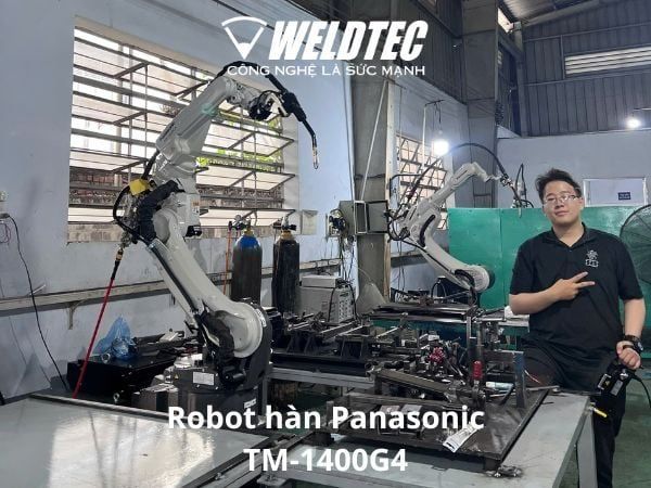 Weldtec bàn giao Robot hàn Panasonic TM-1400G4 cho nhà máy linh kiện ô tô – xe máy