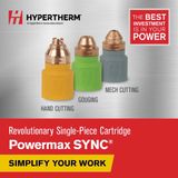 CHƯƠNG TRÌNH KHUYẾN MẠI MUA MÁY HYPERTHERM POWERMAX SYNC tặng thêm 3 bép cắt cartridge năm 2026