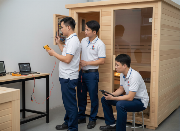 Trước khi đến tay bạn, #SaunaCabin của Domisauna đã phải 