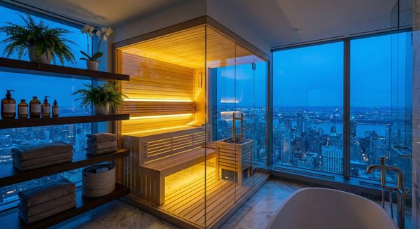 Penthouse mà thiếu Sauna Cabin thì cũng chỉ là... căn hộ tầng cao