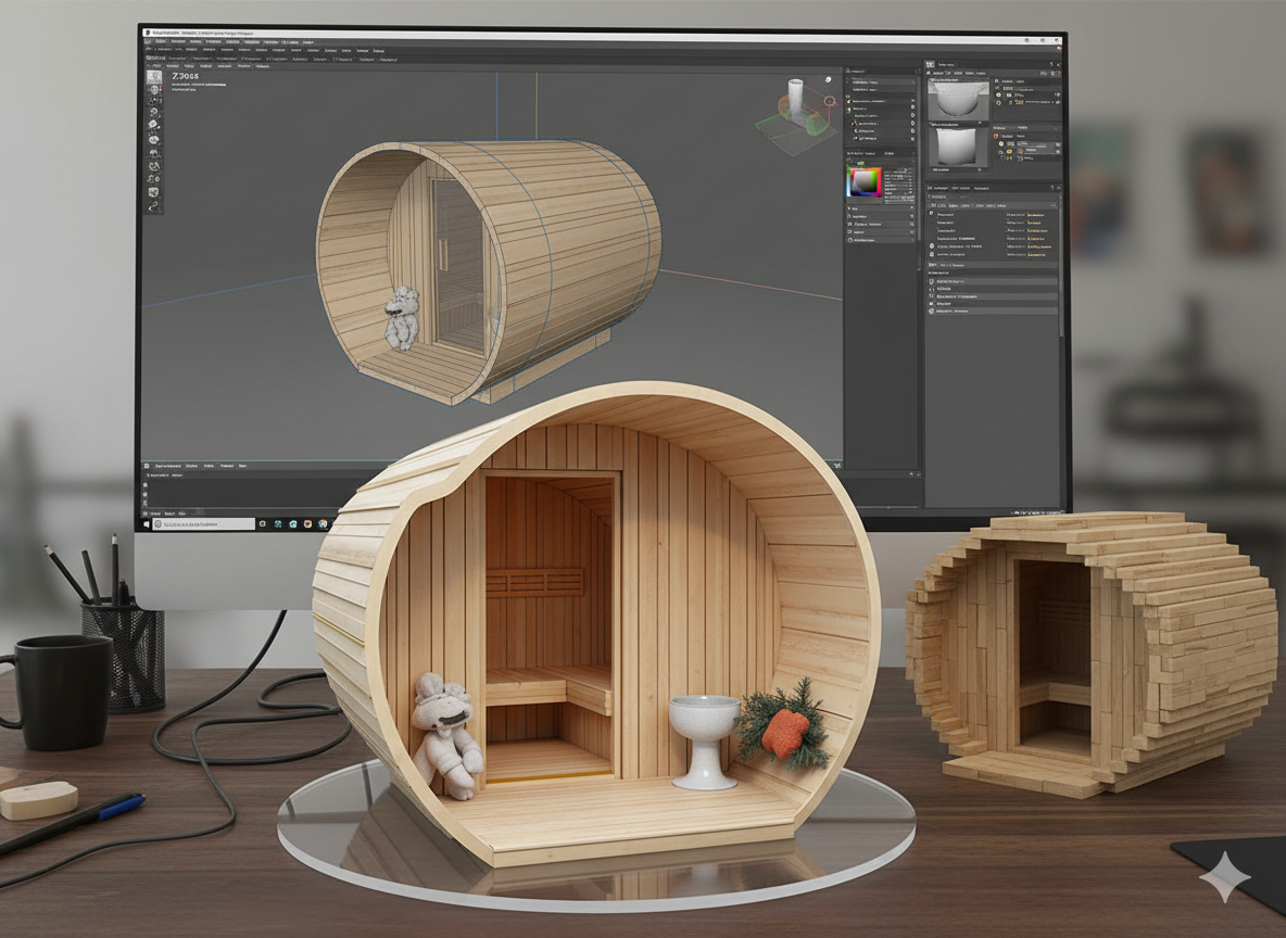 Thiết kế Sauna Cabin không chỉ là vẽ vời. Nó là một triết lý. (Và chúng tôi không chỉ làm theo sách vở.)