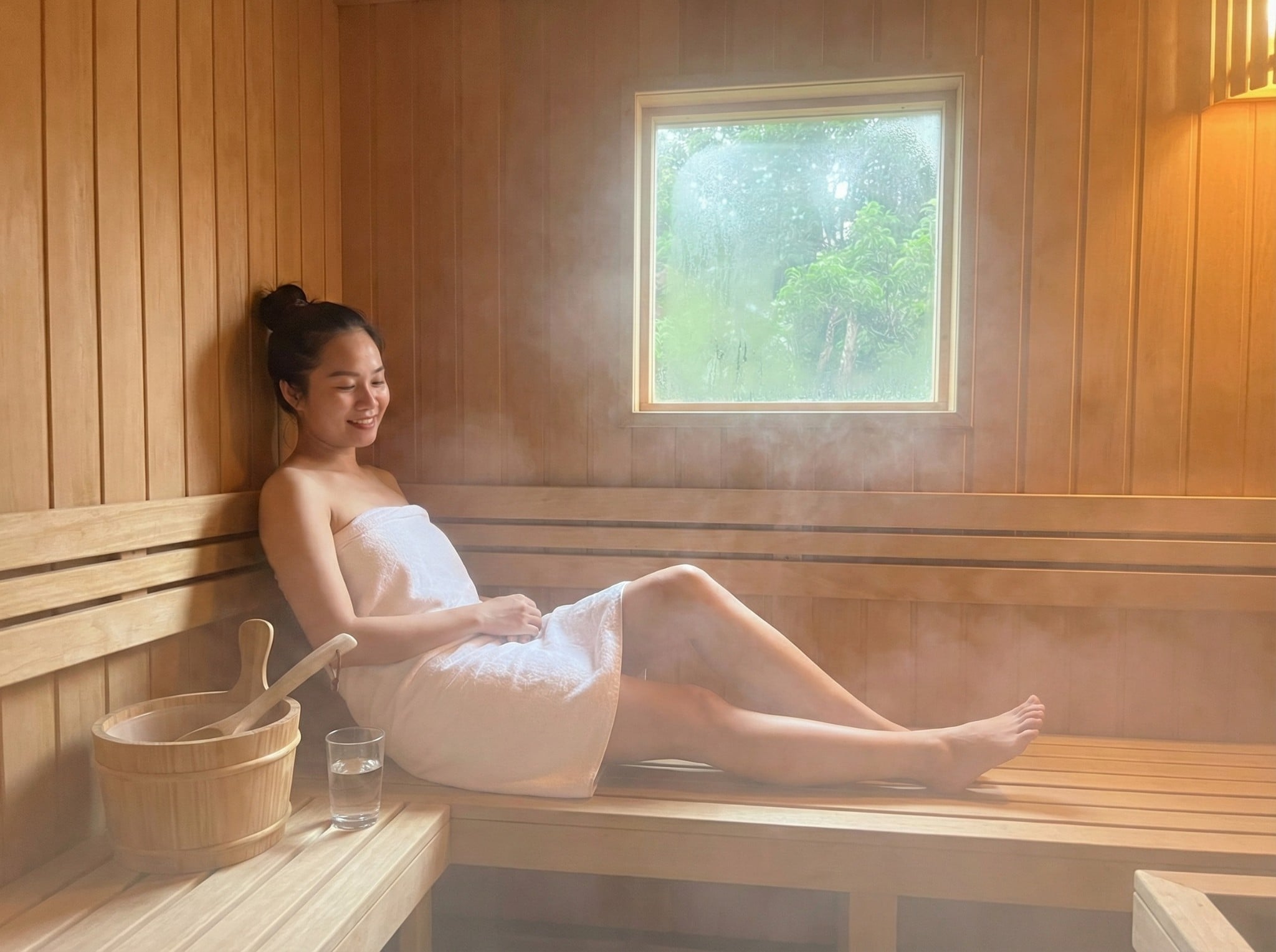 Xông hơi nhiều có bị 