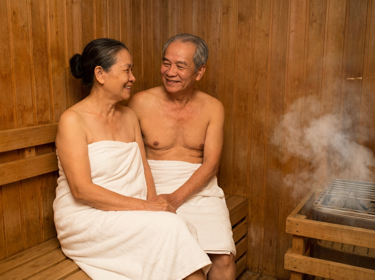 Tặng tiền? Bố mẹ cất đi. Tặng Sauna Cabin? Bố mẹ dùng mỗi ngày.
