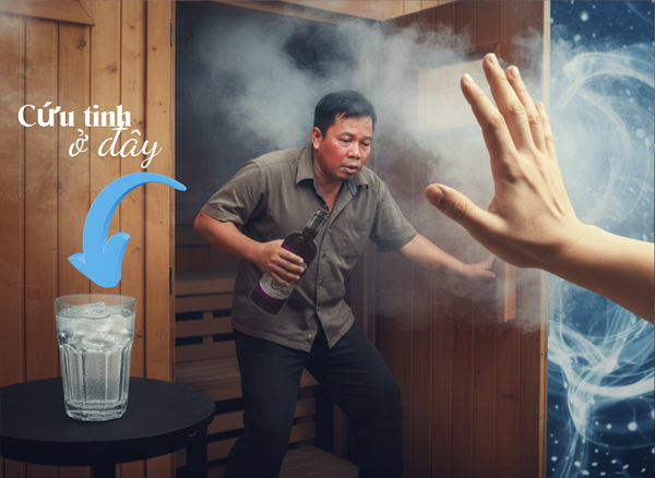 Xông hơi để giải rượu? Đừng dại dột! (Tại sao đây là ý tưởng tồi tệ nhất bạn từng nghĩ ra.)