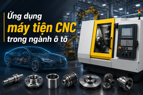 Ứng Dụng Máy Tiện CNC Trong Ngành Ô Tô