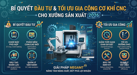 Gia Công Cơ Khí CNC Là Gì? Quy Trình, Bảng Giá & Giải Pháp Tối Ưu Cho Xưởng 2026