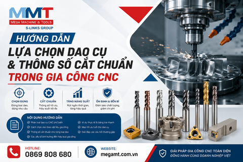 Hướng Dẫn Lựa Chọn Dao Cụ & Thông Số Cắt Chuẩn Trong Gia Công CNC