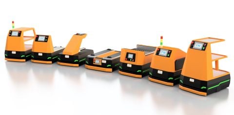 Xe tự hành tiêu chuẩn – giải pháp tự động hóa vận chuyển trong nhà máy hiện đại