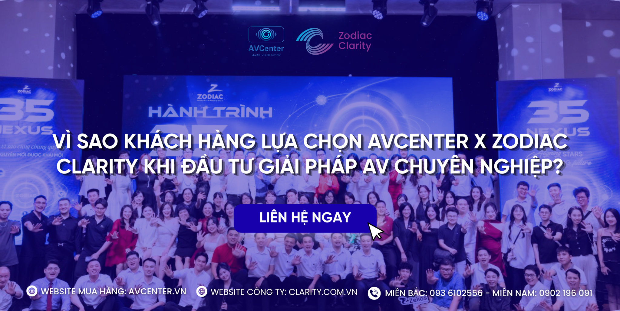 Vì sao nên lựa chọn AVCenter x Zodiac Clarity khi đầu tư giải pháp AV chuyên nghiệp?