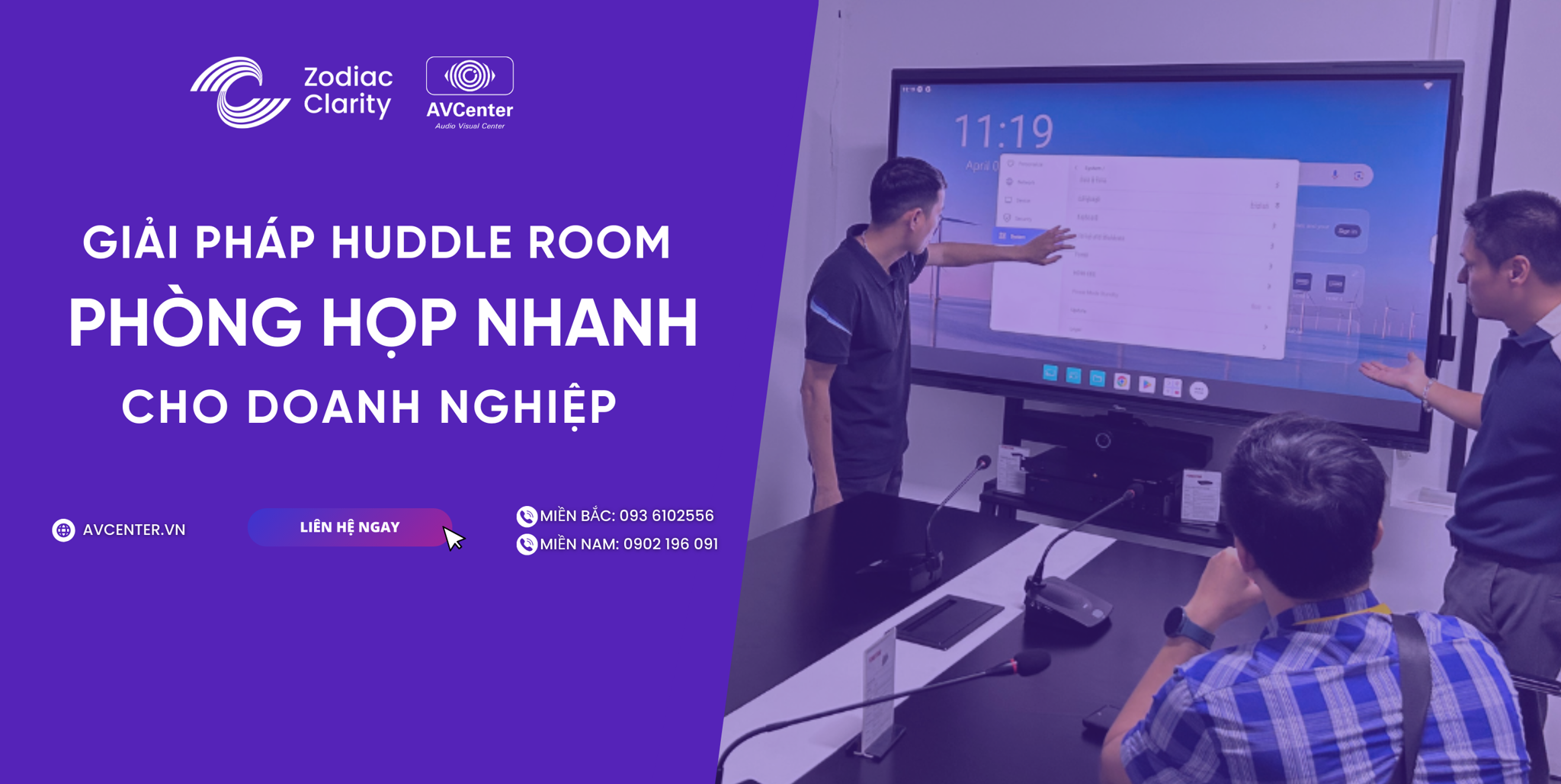 GIẢI PHÁP HUDDLE ROOM PHÒNG HỌP NHANH CHO DOANH NGHIỆP