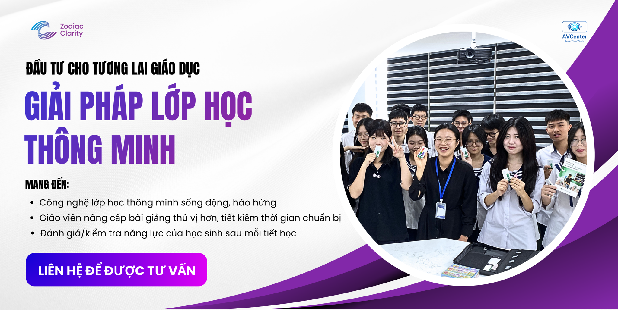 Giải Pháp Lớp Học Thông Minh Nâng Cao Chất Lượng Đào Tạo Tại Trung Tâm Giáo Dục