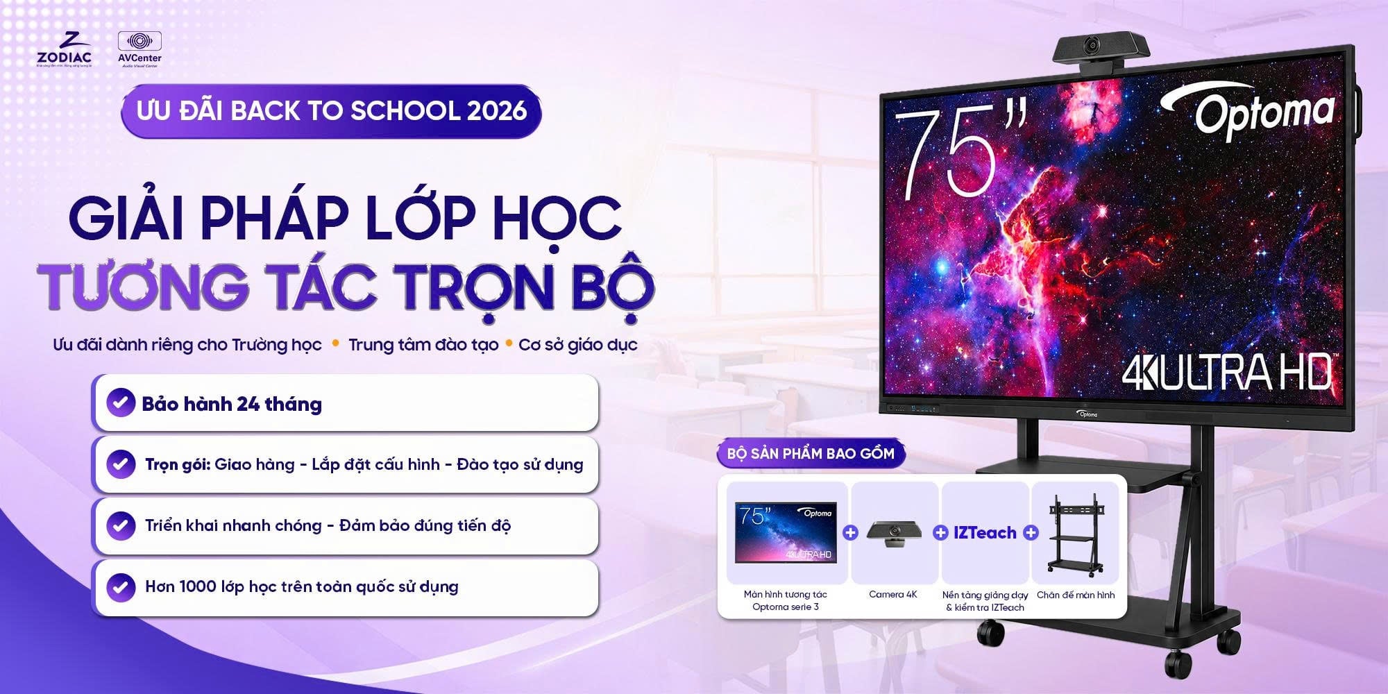SỞ HỮU LỚP HỌC TƯƠNG TÁC THÔNG MINH TRỌN BỘ CHỈ 3X.900.000 VNĐ CÙNG QUÀ TẶNG HẤP DẪN