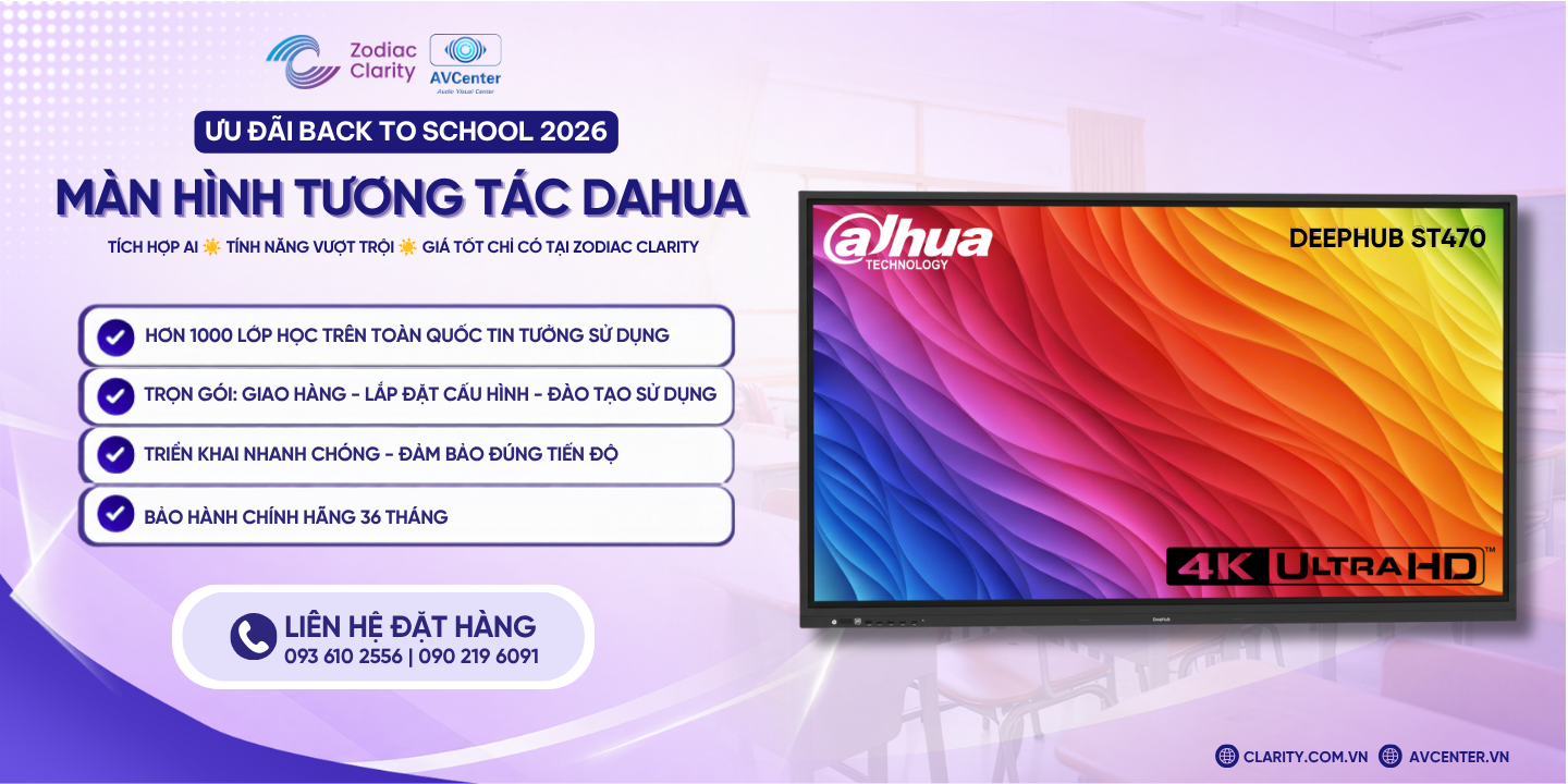 Màn hình tương tác Dahua DeepHub - Công nghệ mới tối ưu ngân sách