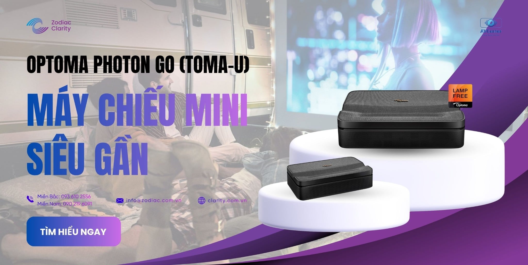 Optoma Photon Go – Máy chiếu mini “bỏ túi” nhỏ gọn như MacBook 16”, biến mọi không gian thành rạp phim