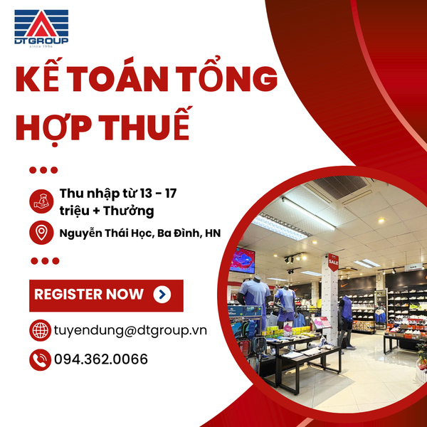 11/2025 - Chuyên viên Kế toán Tổng hợp - Thuế