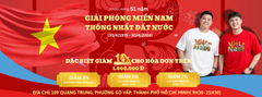 BIG-MEN TRIỂN KHAI CHƯƠNG TRÌNH ƯU ĐÃI LỚN TRI ÂN KHÁCH HÀNG NHÂN DỊP KỶ NIỆM 51 NĂM NGÀY GIẢI PHÓNG MIỀN NAM
