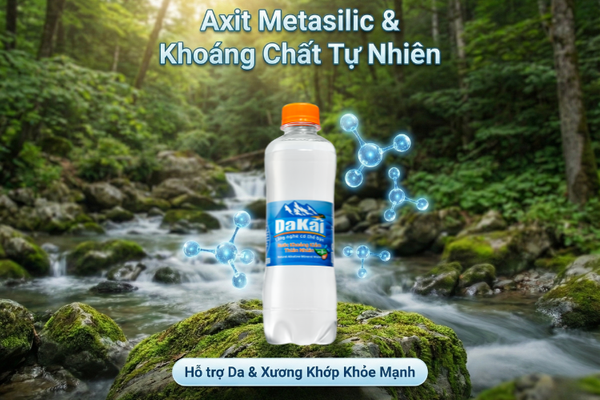 Hiểu Đúng Về Axit Metasilic (H2SiO3) Trong Nước Khoáng Kiềm Thiên Nhiên