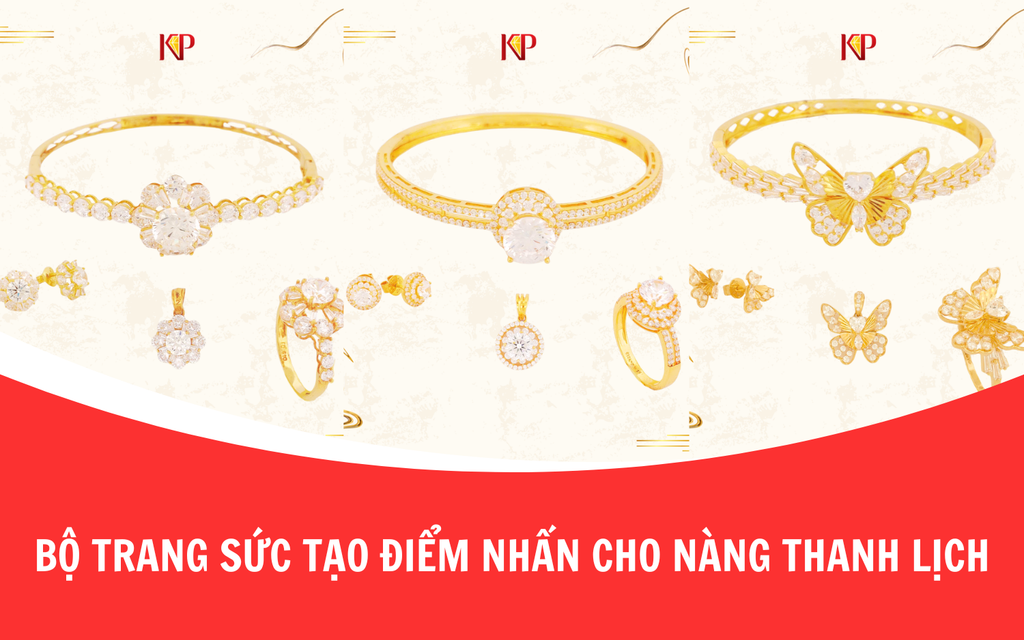 Bộ Trang Sức Tạo Điểm Nhấn Cho Nàng Thanh Lịch