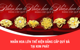 Nhẫn hoa lớn thể hiện đẳng cấp quý bà tại Kim Phát