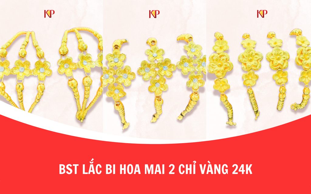 BST Lắc Bi Hoa Mai 2 Chỉ Vàng 24K – Vẻ Đẹp Sang Trọng Mang Ý Nghĩa May Mắn