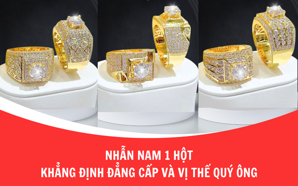 Nhẫn Nam Cao Cấp – Khẳng Định Đẳng Cấp Và Vị Thế Quý Ông
