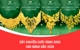 Dây chuyền cưới vàng 9999 cho nàng dâu 2026