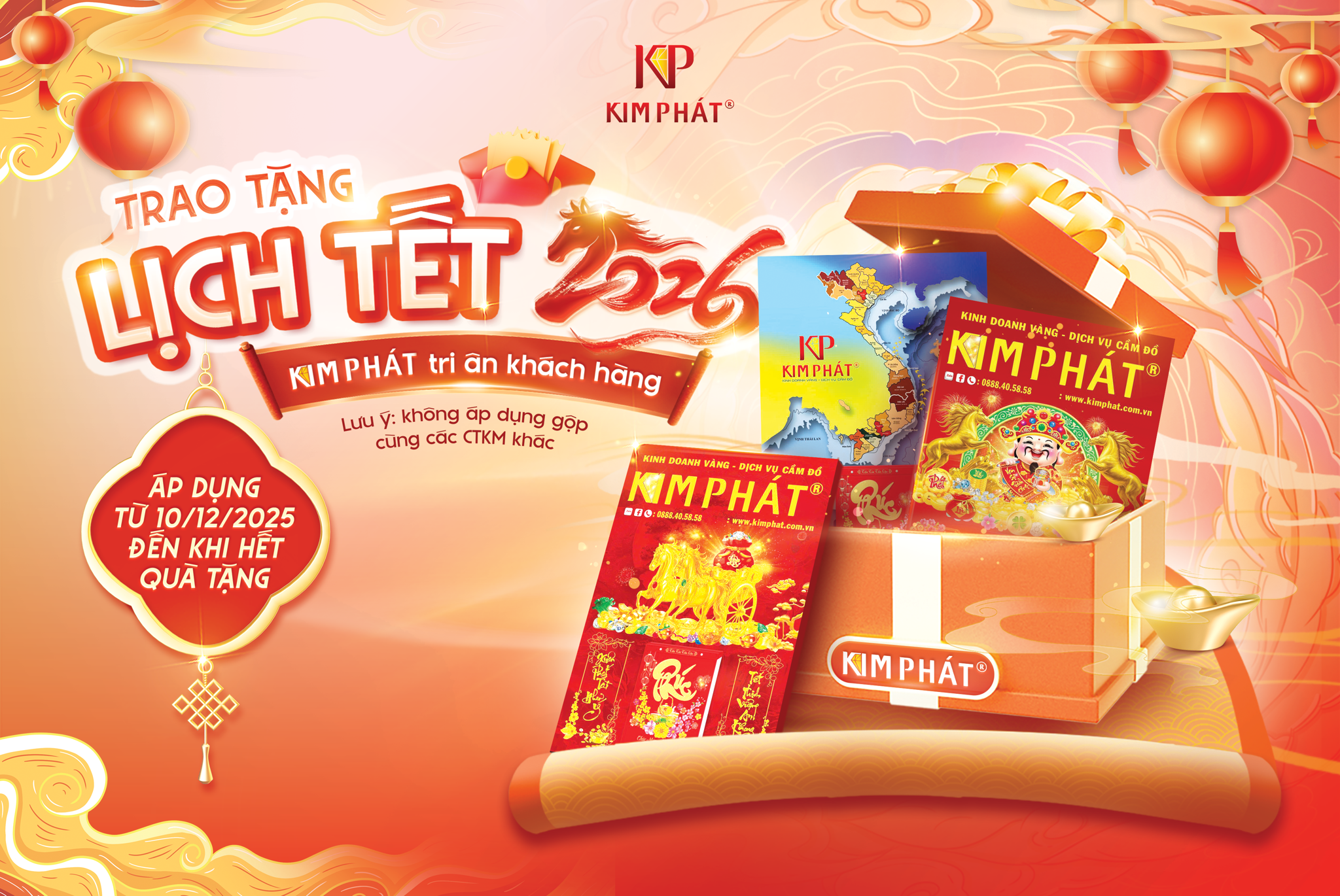 Tặng Lịch Tết 2026 – Kim Phát Tri Ân Khách Hàng Dịp Cuối Năm