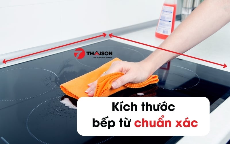 Tổng hợp kích thước bếp từ đầy đủ, chi tiết lắp đặt chuẩn 2025