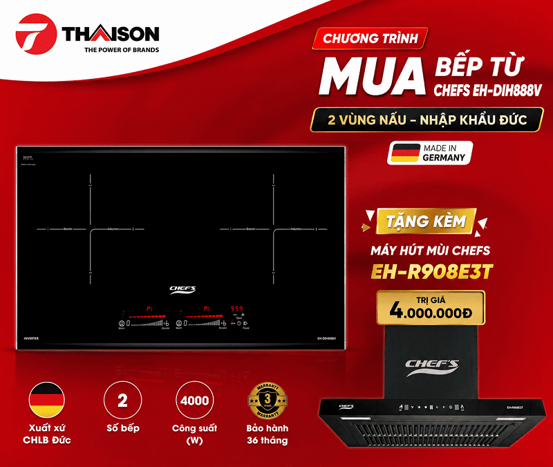 Mua bếp từ tặng máy hút mùi – Giải pháp tiết kiệm cho căn bếp