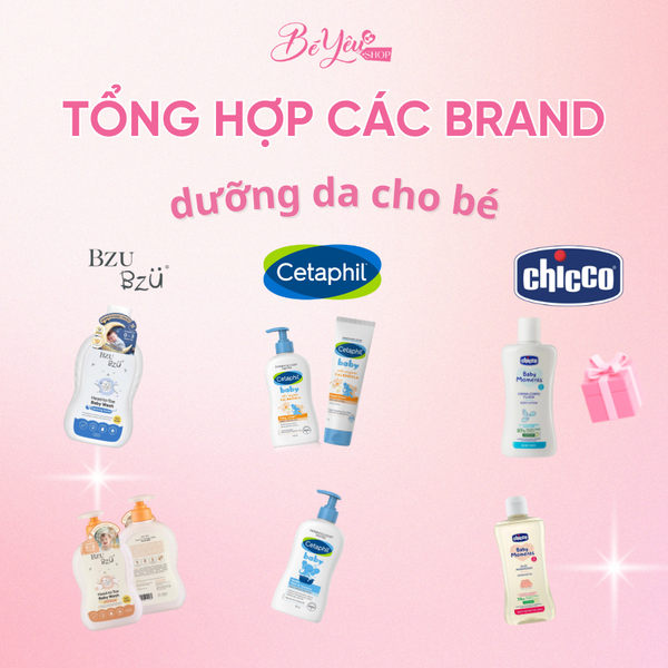 Sữa Tắm & Dưỡng Da Cho Bé Chính Hãng – Dịu Nhẹ, An Toàn Cho Da Nhạy Cảm