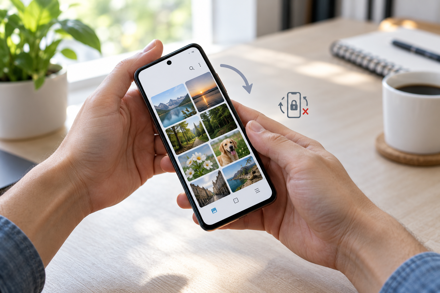 Android không tự xoay màn hình dù đã bật: Cách kiểm tra cảm biến gia tốc