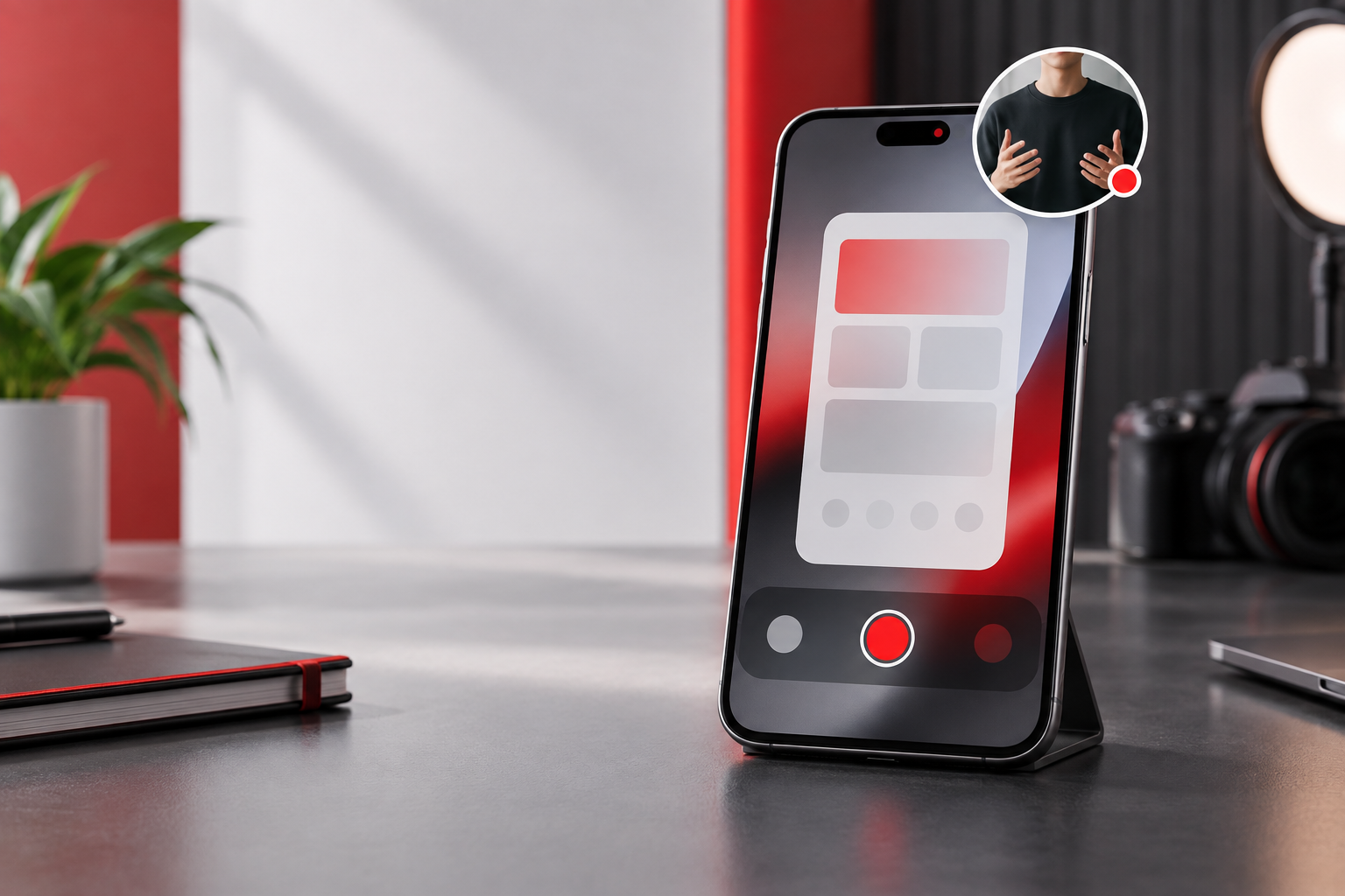 Screen Reactions: quay màn hình kèm camera selfie trên Android