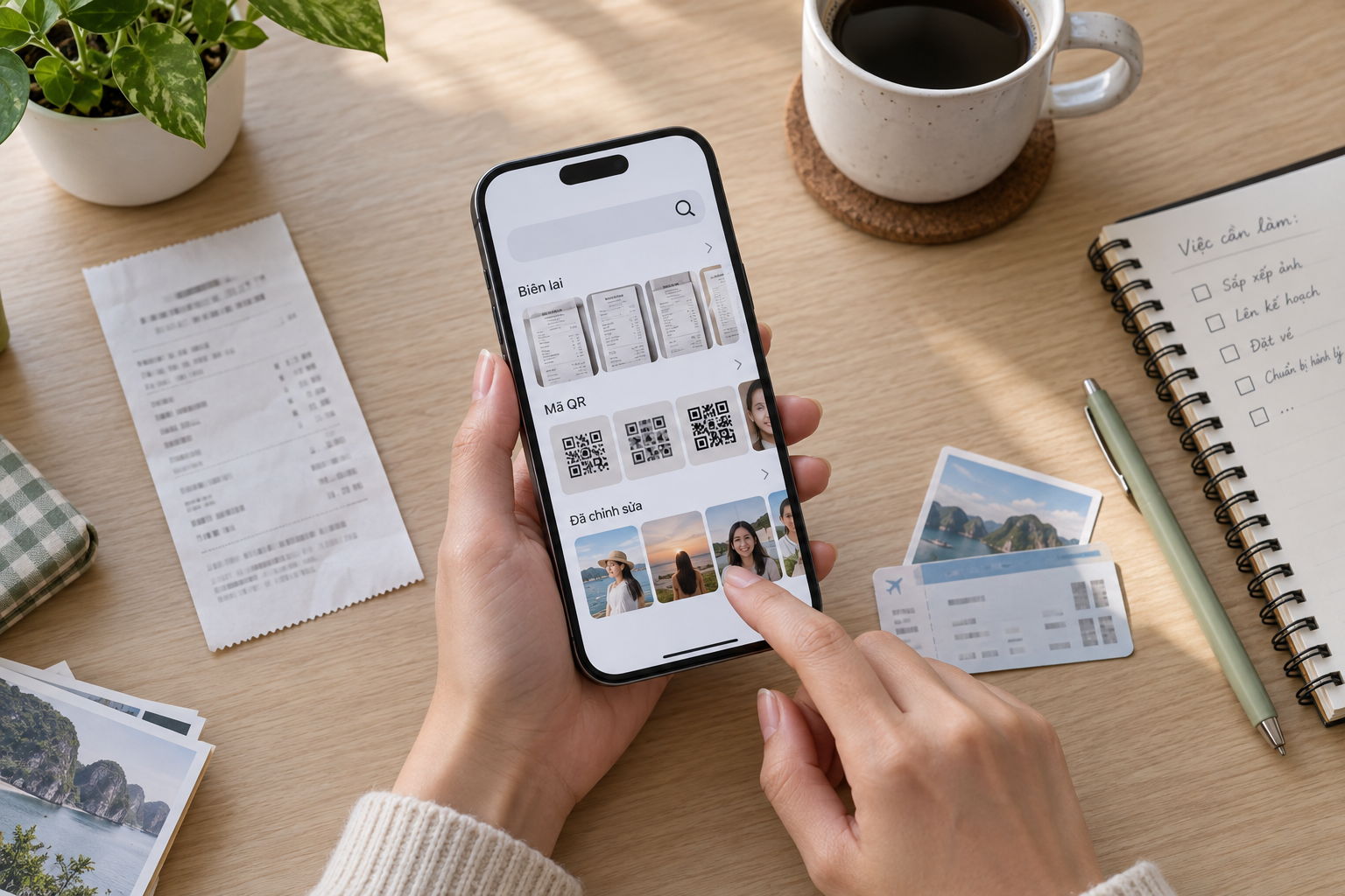 Cách tìm hóa đơn, mã QR và ảnh đã chỉnh sửa trong Photos trên iPhone