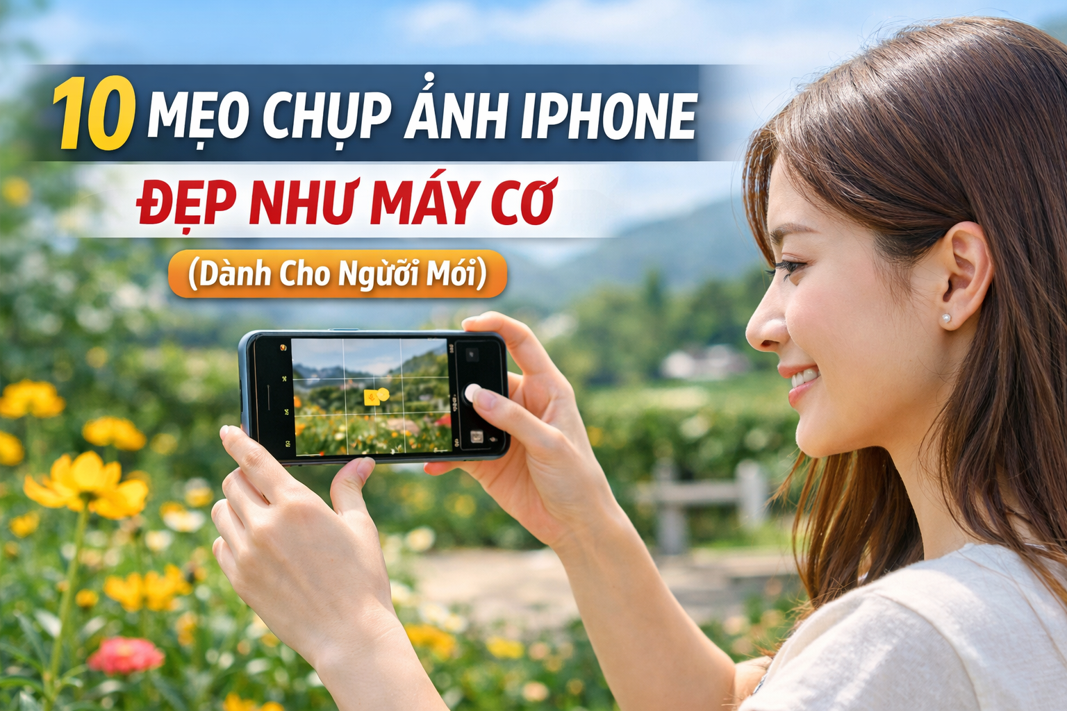 10 mẹo chụp ảnh iPhone đẹp như máy cơ (dành cho người mới)