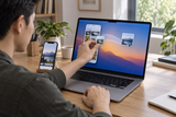 Cách kéo thả file giữa iPhone và Mac bằng iPhone Mirroring