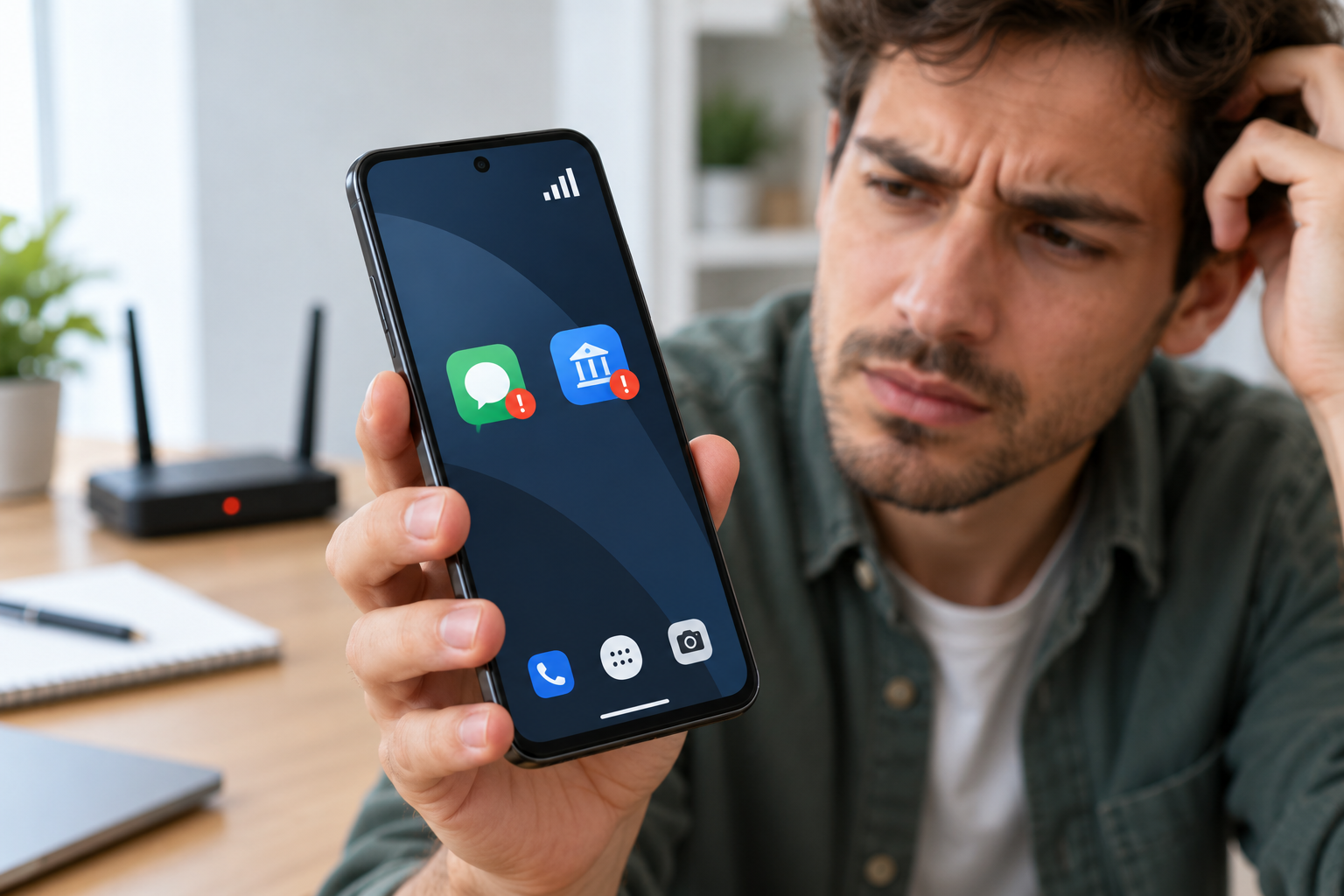 Android vẫn có 4G/5G nhưng Zalo và ứng dụng ngân hàng báo ngoại tuyến