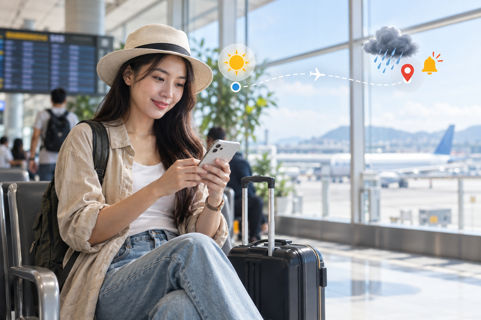 Cách nhận cảnh báo thời tiết xấu ở địa điểm iPhone dự đoán bạn sắp đến