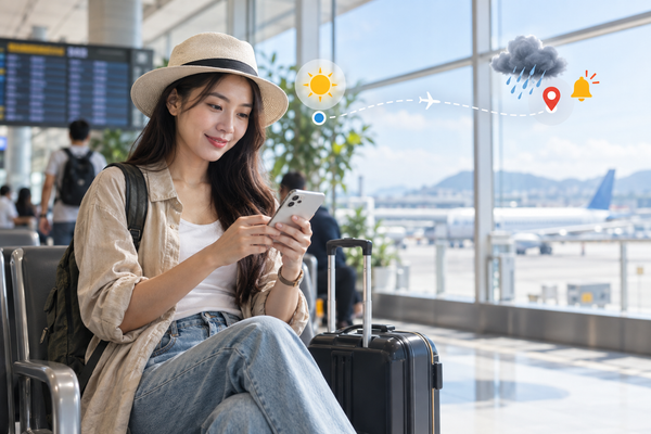 Cách nhận cảnh báo thời tiết xấu ở địa điểm iPhone dự đoán bạn sắp đến