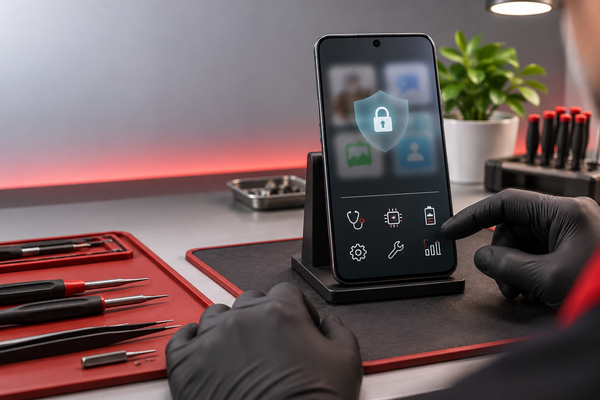 Samsung Maintenance Mode trước khi giao máy đi sửa